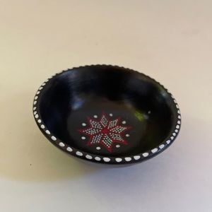 World Market Japanese bowl wooden decorative